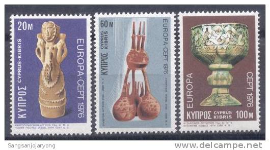 Cyprus Sc445-7 Europa, Vessel, Byzantine Goblet - 1976