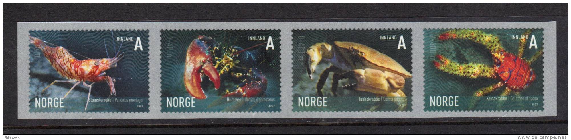 NORVEGE  N° 1569 à 1572 ** - Unused Stamps