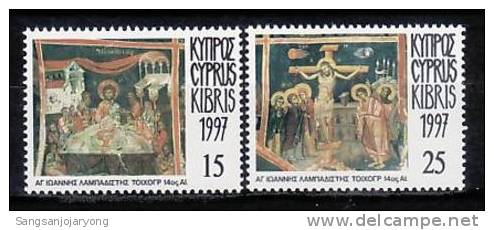 Cyprus Sc900-1 Easter, The Last Supper, The Crucifixion - Easter