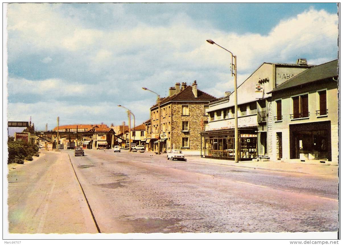 VILLENEUVE SAINT GEORGES 94 La Passerelle Carte Dentelée Véritable Photo - Villeneuve Saint Georges