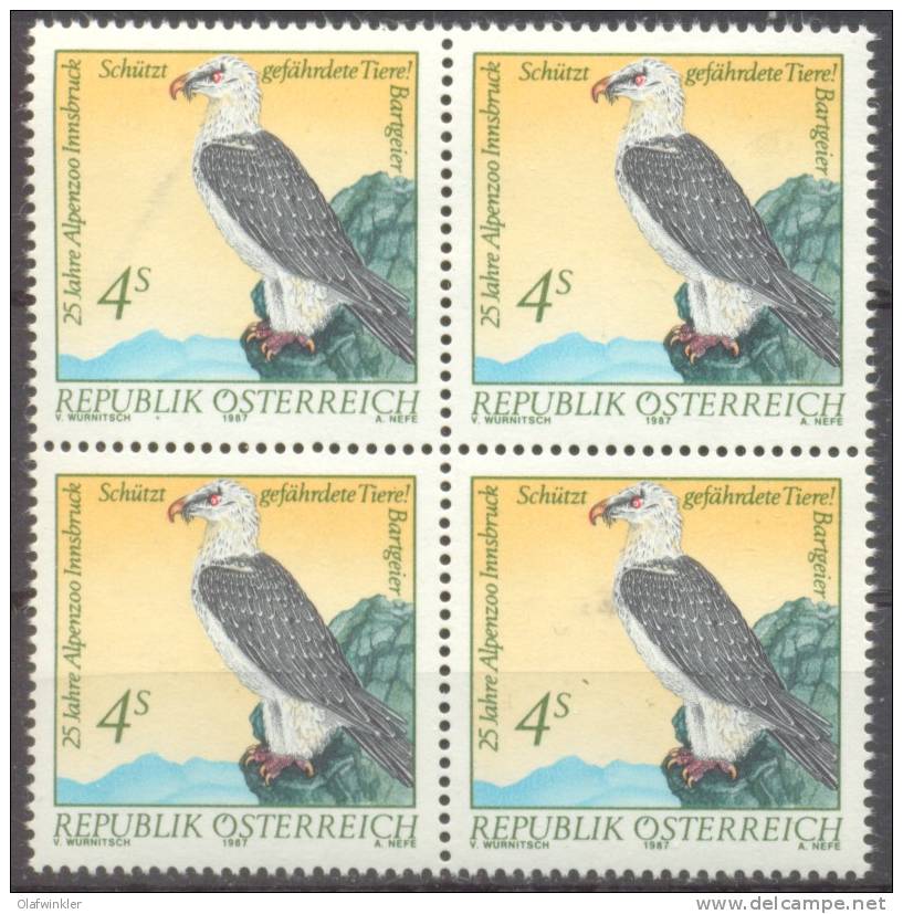 1987 Gefährdete Tiere VB ANK 1932 / Mi 1901 / Sc 1411 / YT 1730 Postfrisch/neuf Sans Charniere/MNH - Ungebraucht