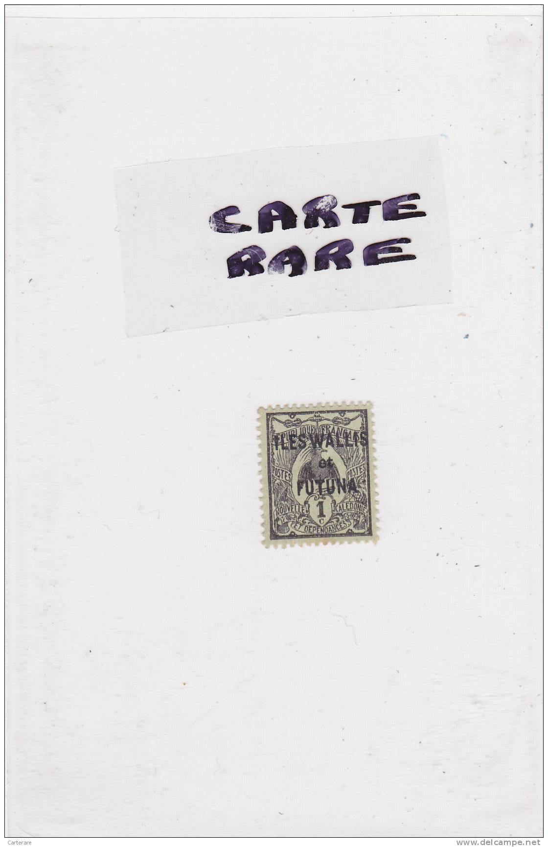 FRANCE COLONIES,timbre,NOUVELLE CALEDONIE,SURCHARGE Iles Wallis Et Futuna,1,superbe,1920 - Other & Unclassified