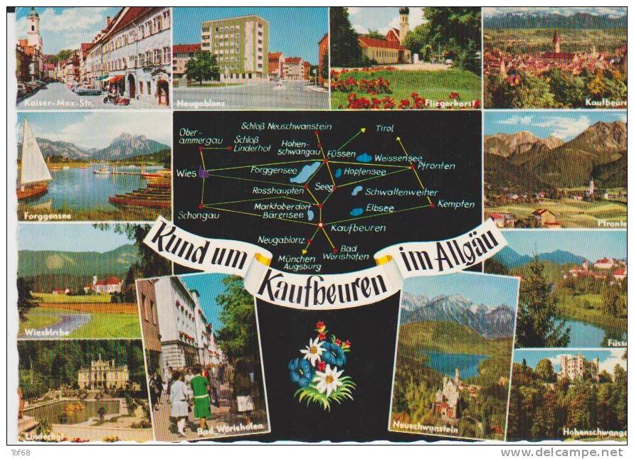 Kaufbeuren Im Allgäu Mehrbildkarte 1970 - Kaufbeuren