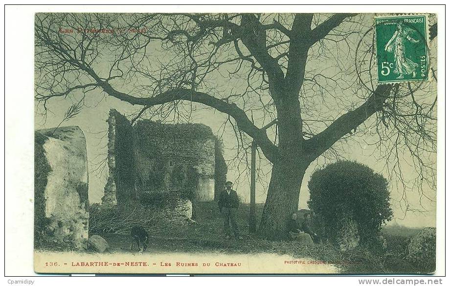 65/LABARTHE DE NESTE - Les Ruines Du Château - La Barthe De Neste