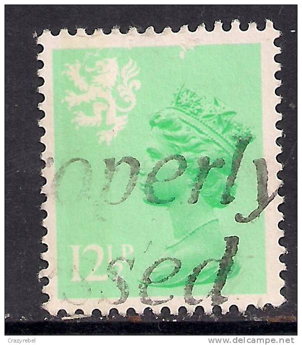 SCOTLAND GB 1982 QE2 12 1/2p EMERALD USED MACHIN STAMP SG S38.( E490 ) - Schotland