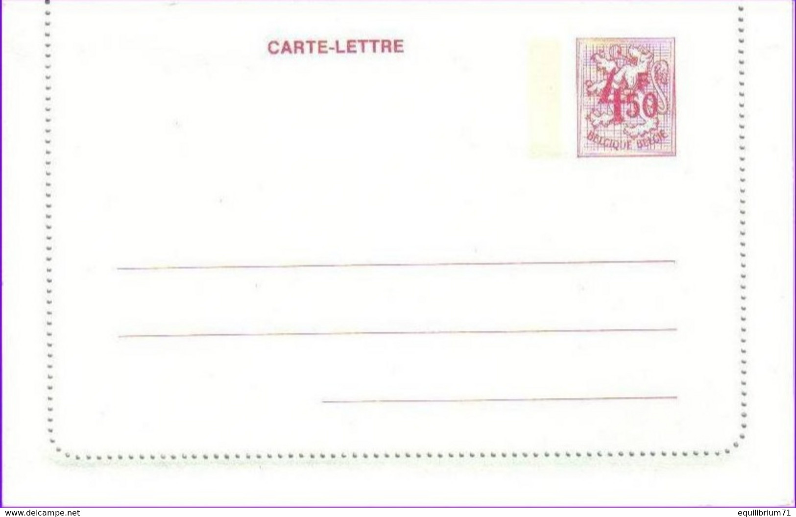 CL / KB 42F - 4,50fr - Carte-Lettre / Kaartbrief - 1972 - NEUF / NIEUW - Postbladen