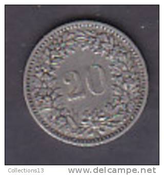 SUISSE - 20 Rappen - 1908 - Otros & Sin Clasificación