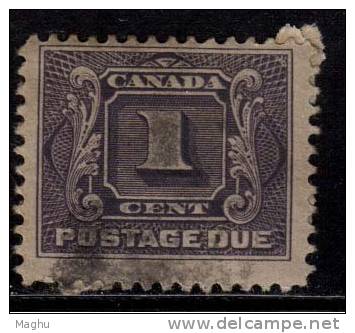 Canada  Used 1906, 1c Postage Due - Postage Due