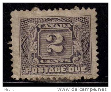 Canada  MH No Gum, 1906, 2c Dull Voillet , Postage Due, As Scan - Strafport