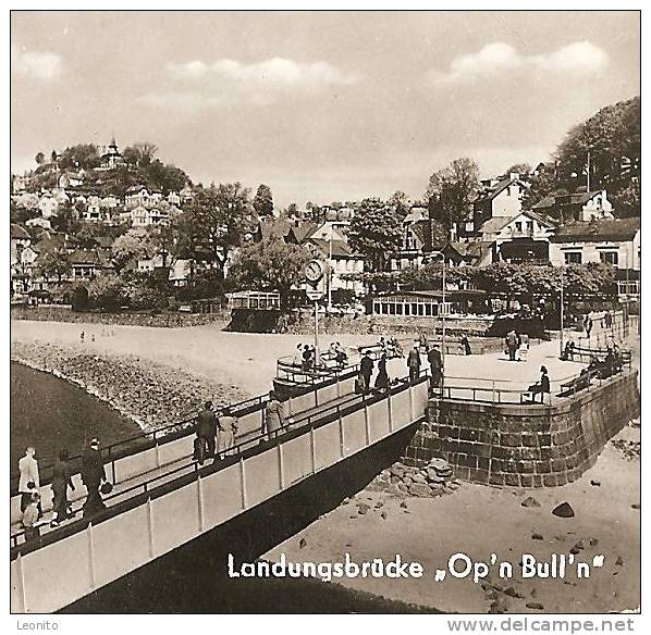 Landungsbrücke Op'n Bull Süllberg Hamburg Blankenese Ca. 1960 - Blankenese