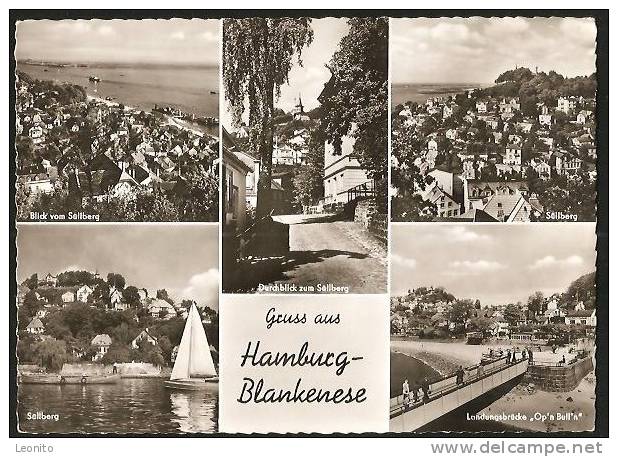 Landungsbrücke Op'n Bull Süllberg Hamburg Blankenese Ca. 1960 - Blankenese