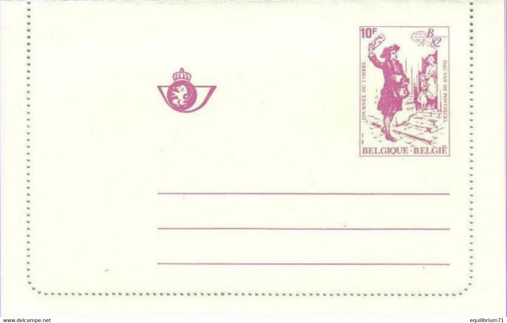 CL / KB 49 - 10fr - Carte-Lettre / Kaartbrief - 1982 - NEUF / NIEUW - Postbladen