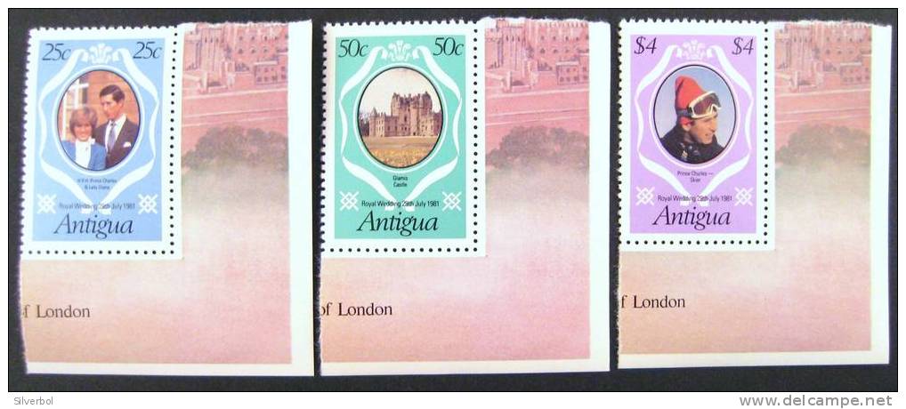 OGB20123 - Antigua - 1981 - Royal Wedding - MNH - Antigua Und Barbuda (1981-...)