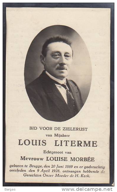 Louis Literme Morbée Bruges - Autres & Non Classés