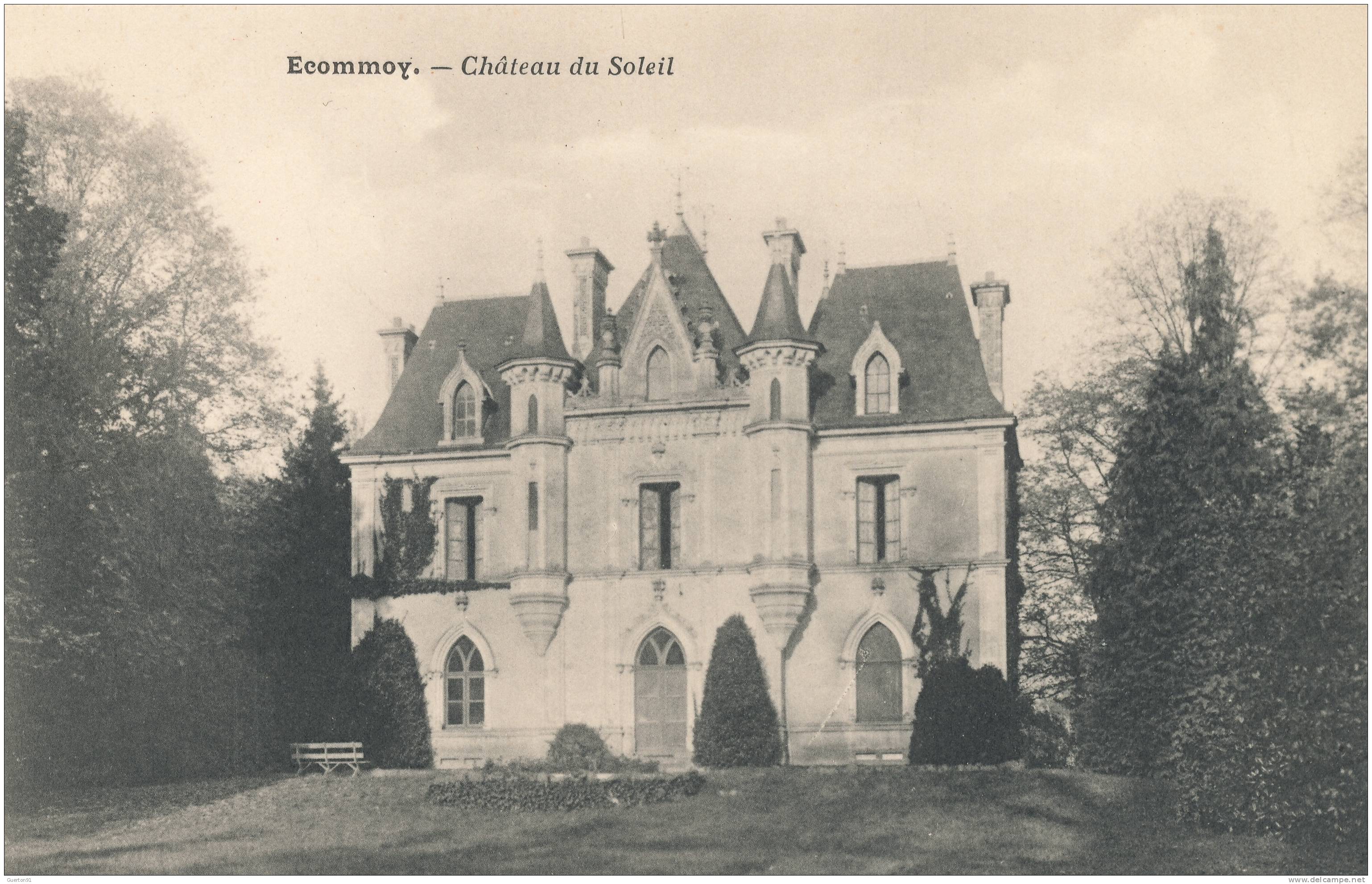 CPA (72)  ECOMMOY  /  Château Du Soleil  - - Ecommoy