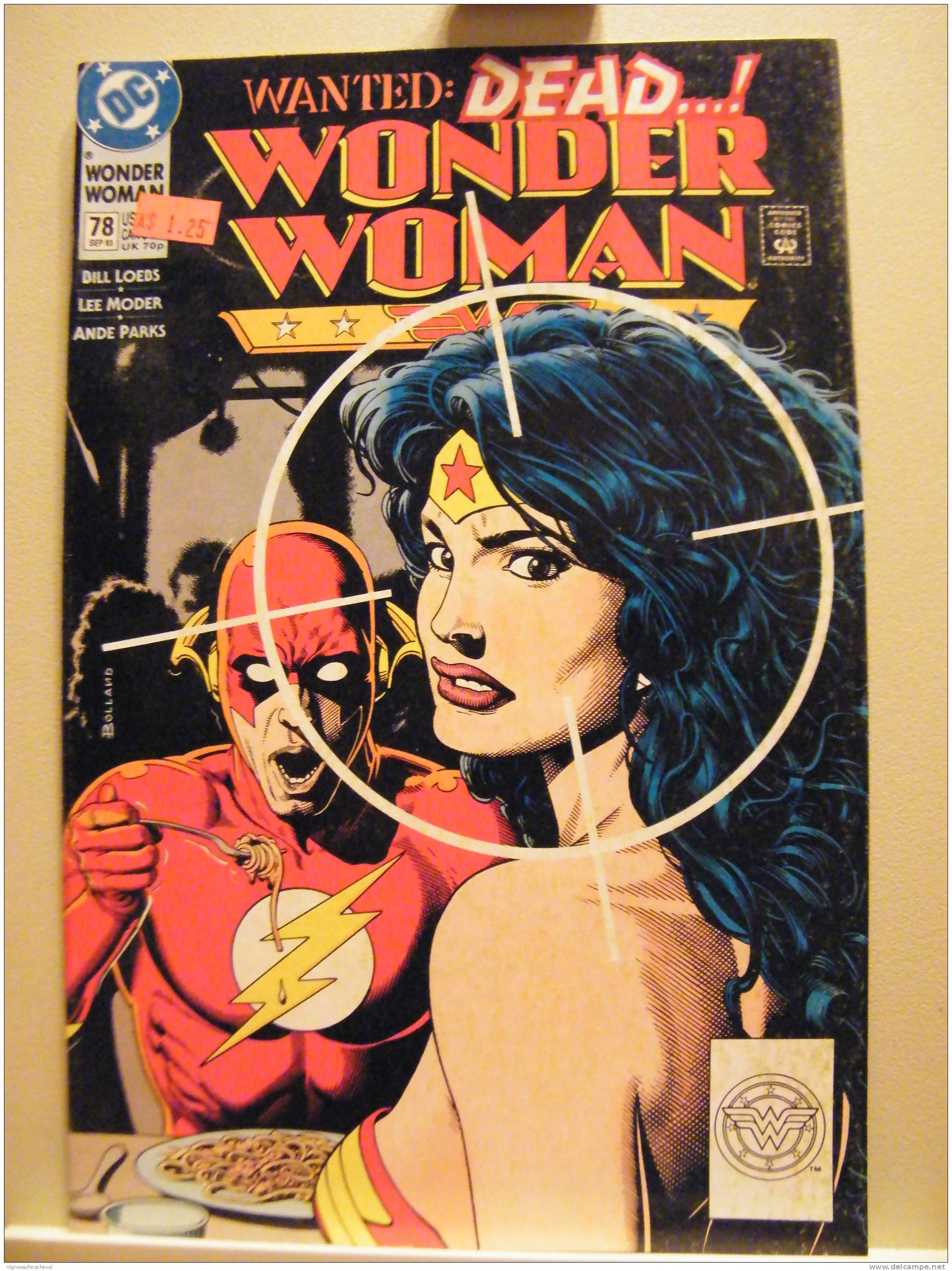 DC Comics No 78 Sep 93-Wonder Woman-wanted Dead - DC