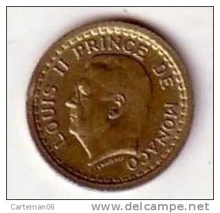 Pièce De Monaco 1 Francs  Louis II - 1922-1949 Luigi II