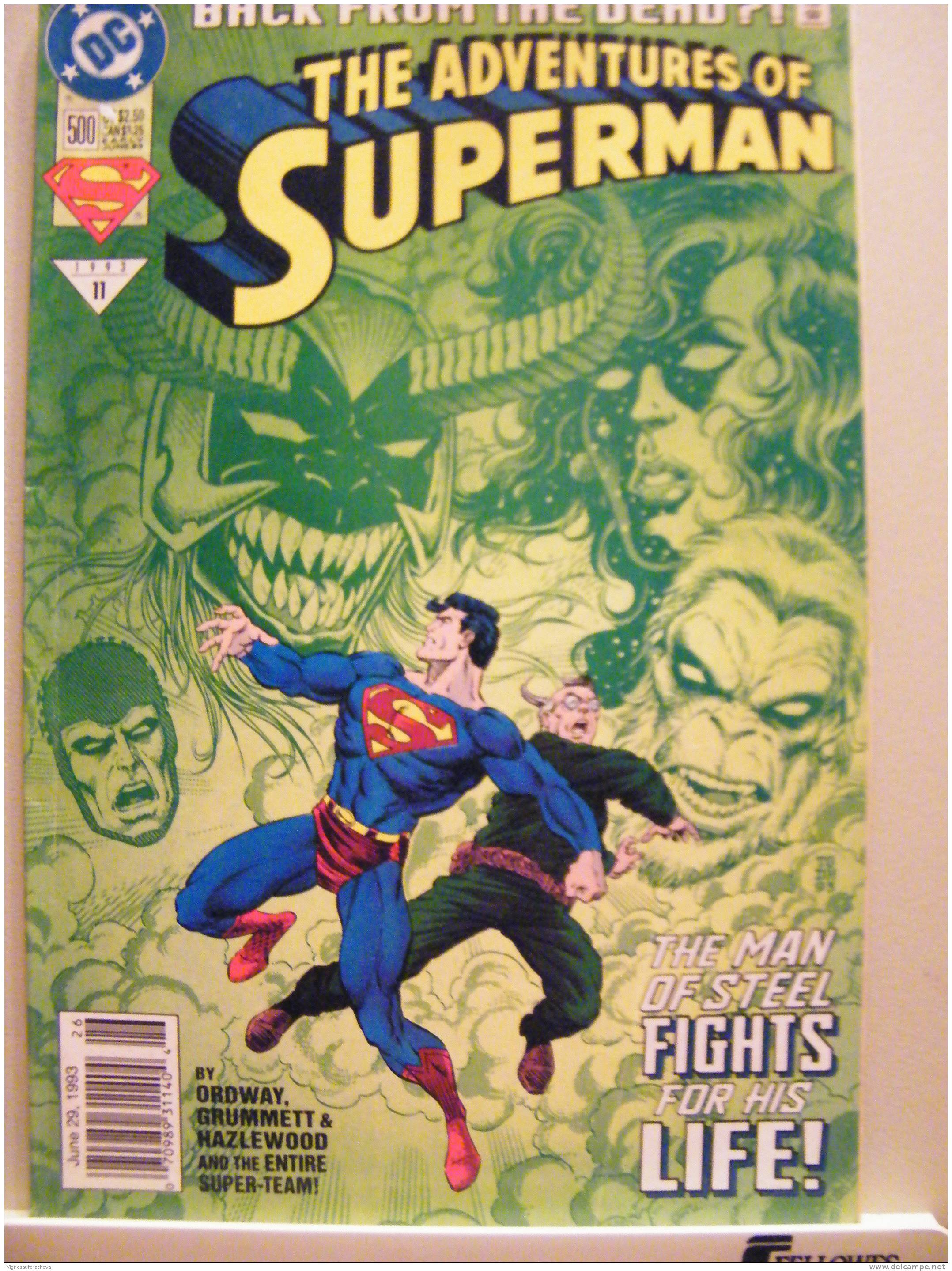 DC Comics No 500 June 93-The Adventures Of Superman - DC