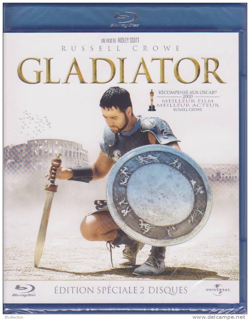 GLADIATOR - RUSSELL CROWE - ACTION - EDITION SPECIALE 2 DISQUES *** BLU RAY DISC *** NEUF SOUS BLISTER - Action & Abenteuer