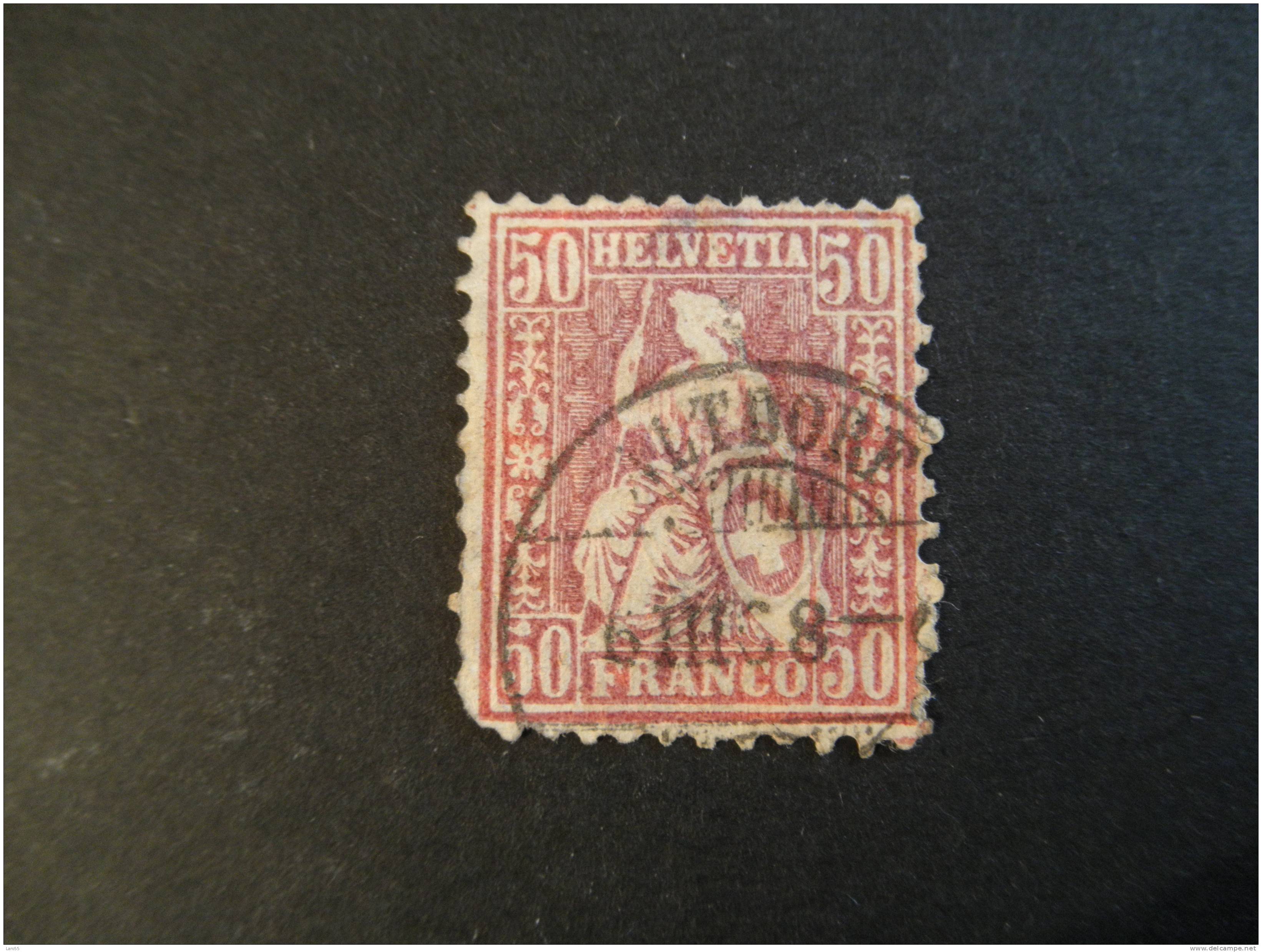 1867 Freimarken 35a Michel 50 C Lila - Gebruikt