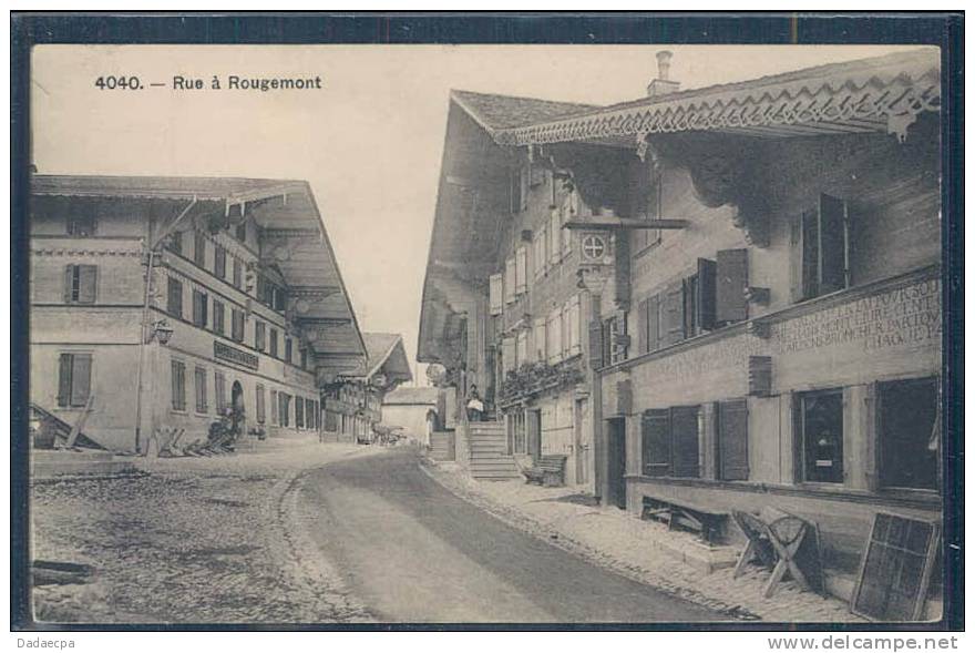 Pays D' En Haut, Rue à Rougemont, - Rougemont