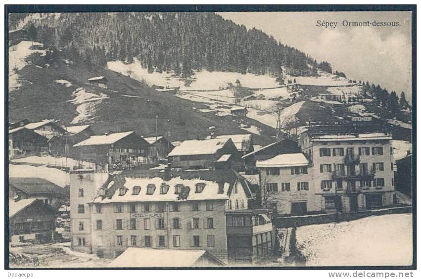 Les Diablerets, Sépey, Ormont-Dessous, En Hiver, - Ormont-Dessous