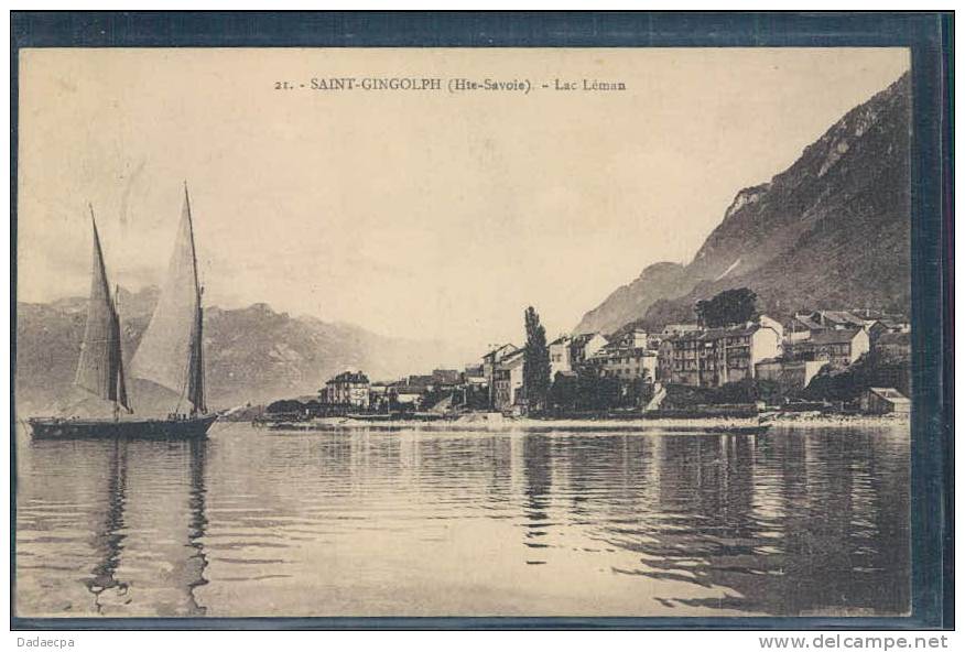 Saint-Gingolph, Lac Léman, Voilier, - Saint-Gingolph