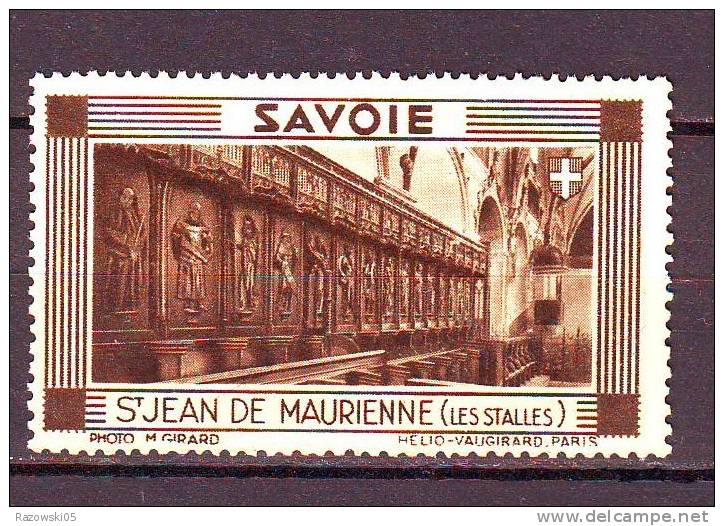 FRANCE. TIMBRE. VIGNETTE. SAVOIE. .................SAINT JEAN DE MAURIENNE LES STALLES - Tourism (Labels)