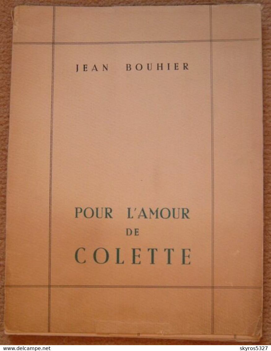 Pour L'amour De Colette - Auteurs Français