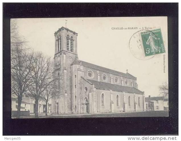 Chaillé Les Marais L'église édit.giraud - Chaille Les Marais