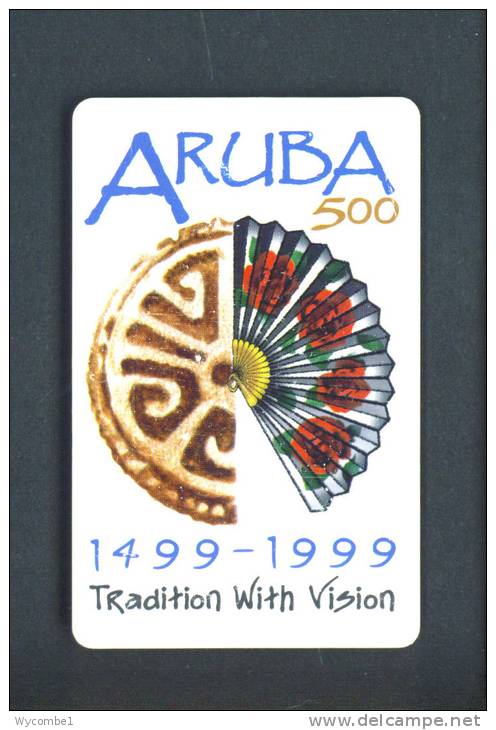 ARUBA  -  Chip Phonecard As Scan - Aruba