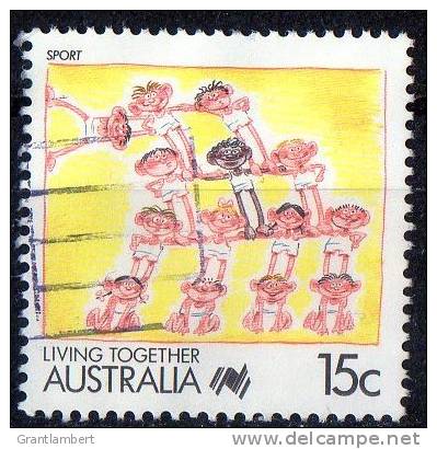 Australia 1988 Living Together 15c Sport Used - Used Stamps