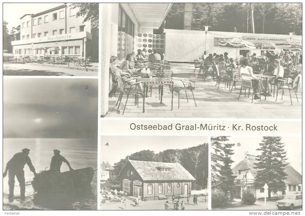 ALLEMAGNE.  OSTSEEBAD GRAAL-MÜRITZ.  KR. ROSTOCK.  MULTI VUES.  CPSM. - Graal-Müritz