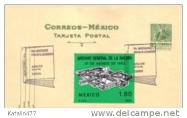 MEXICO, 1982, National Archives Libraries, Postal Stationary, - México