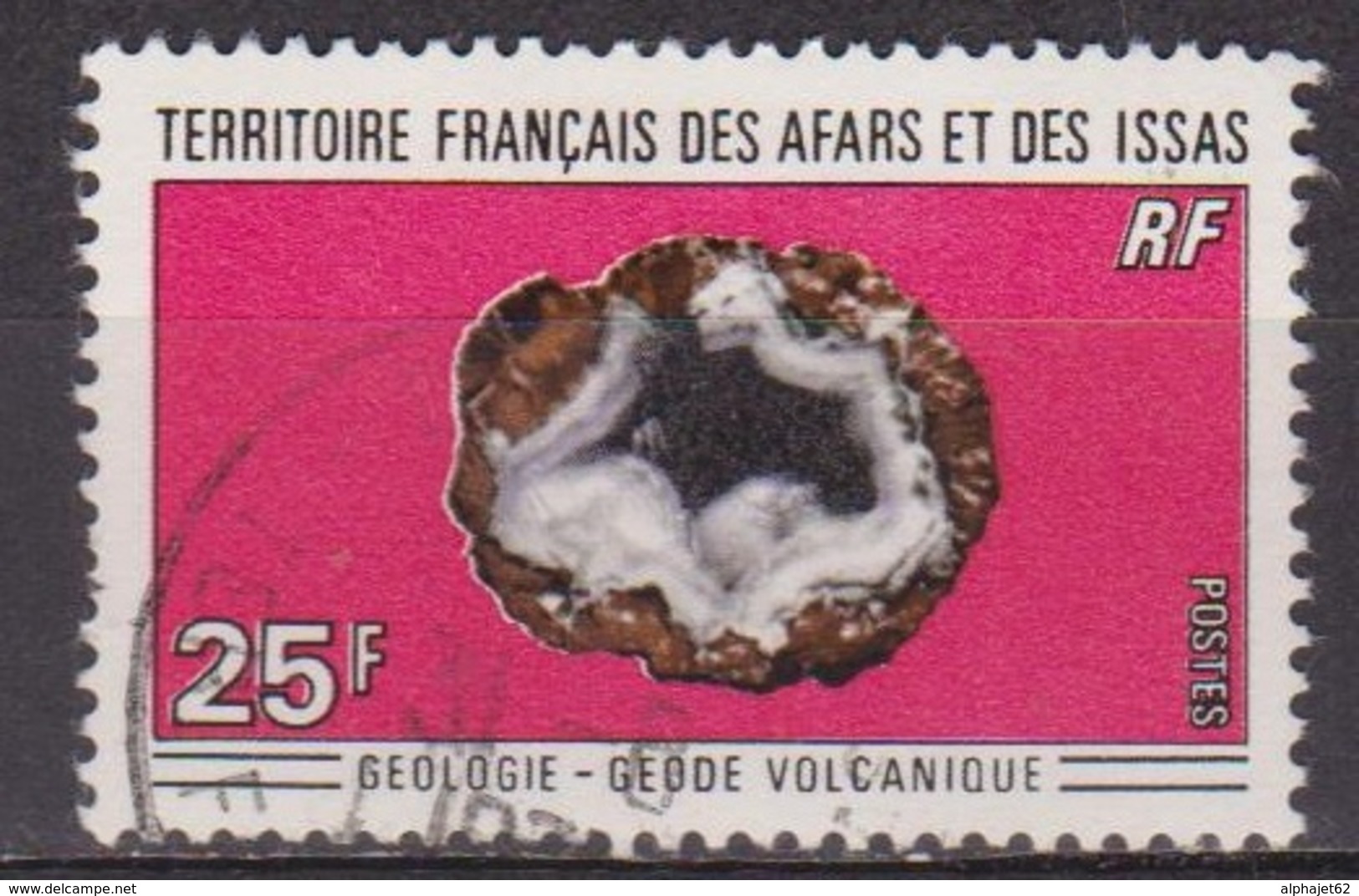 Géologie - AFARS ET ISSAS - Géode Volcanique - N° 370 - 1971 - Used Stamps