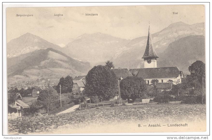 CPA AESCHI - LANDSCHAFT - Aeschi Bei Spiez