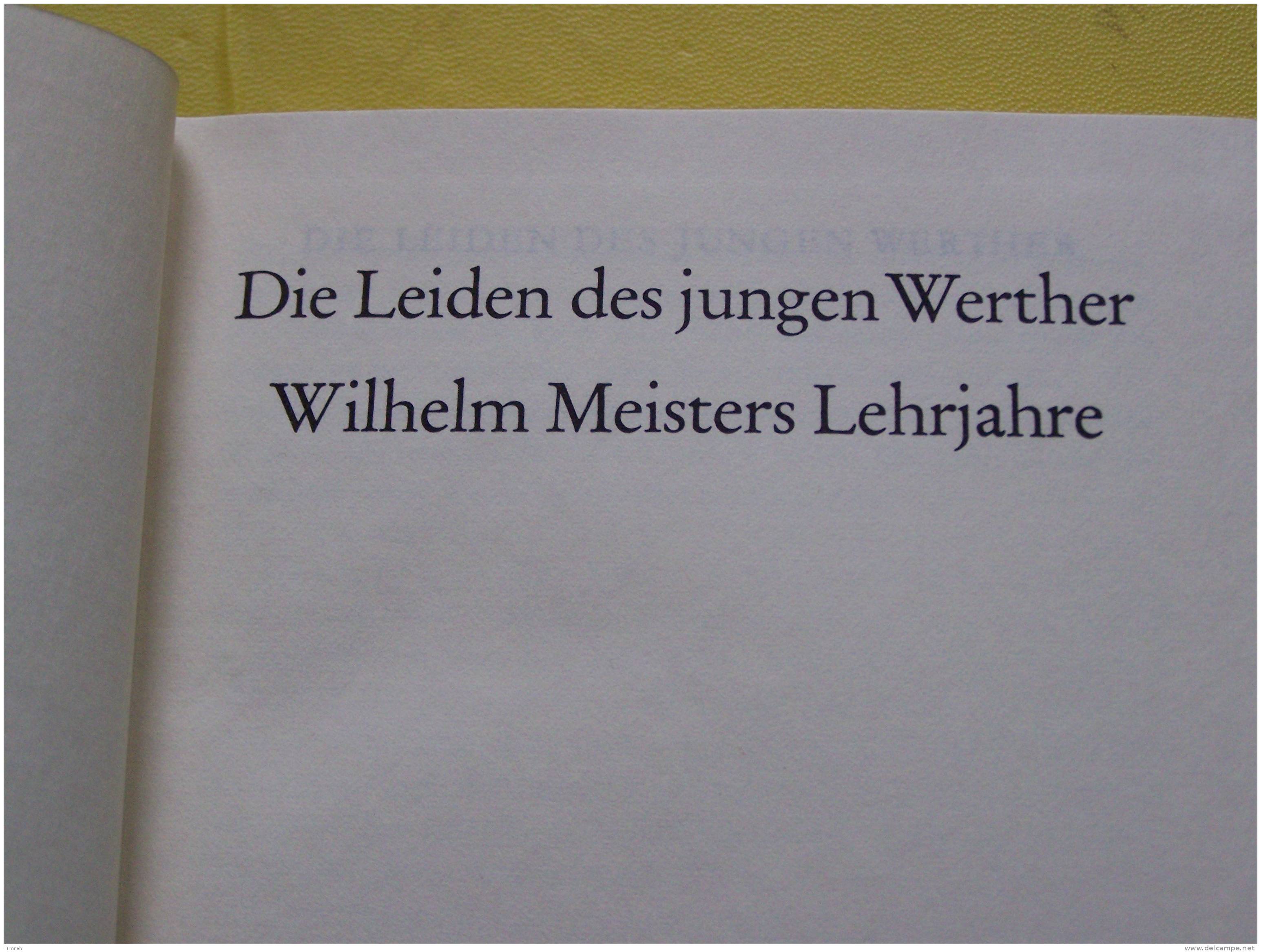 GOETHE WERKE - 6 BANDEN TOMES - Insel Verlag 1965 - WERTHER MEISTER FAUST GEDICHTE DICHTUNG WARHEIT - Auteurs Int.