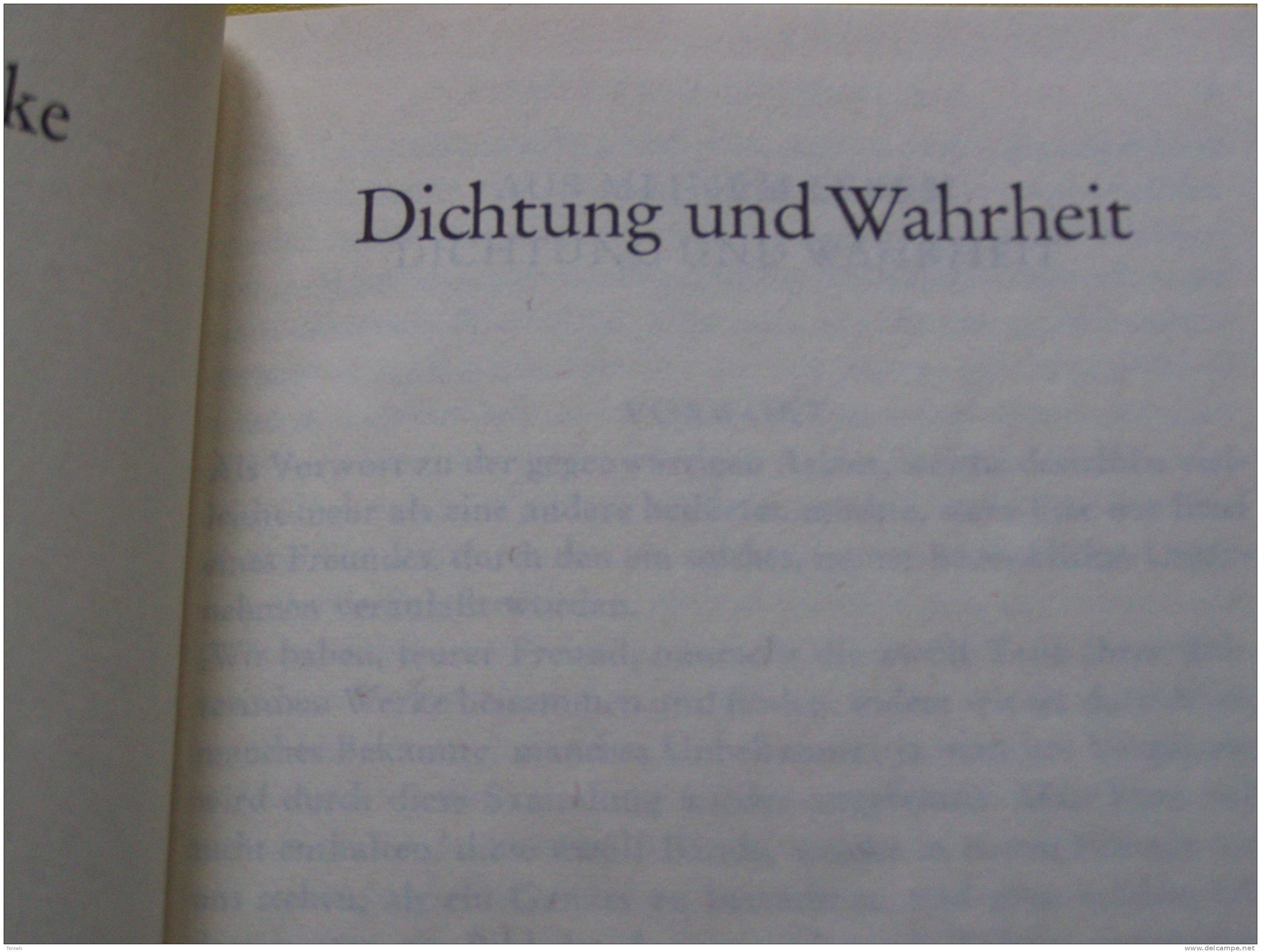 GOETHE WERKE - 6 BANDEN TOMES - Insel Verlag 1965 - WERTHER MEISTER FAUST GEDICHTE DICHTUNG WARHEIT