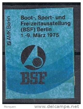 Viñeta BERLIN 1975. Sport Y Exposición De Ocio.  BSF * - R- & V- Vignette