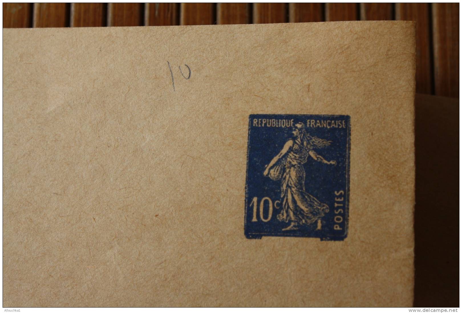 ENTIER POSTAUX BANDE POUR JOURNAUX  NEUVE ** TYPE SEMEUSE 10C BLEU SUR CHAMOIS 279BJ1 C/ 7 EUROS DATE 906  FORMAT 16X 6 - Striscie Per Giornali