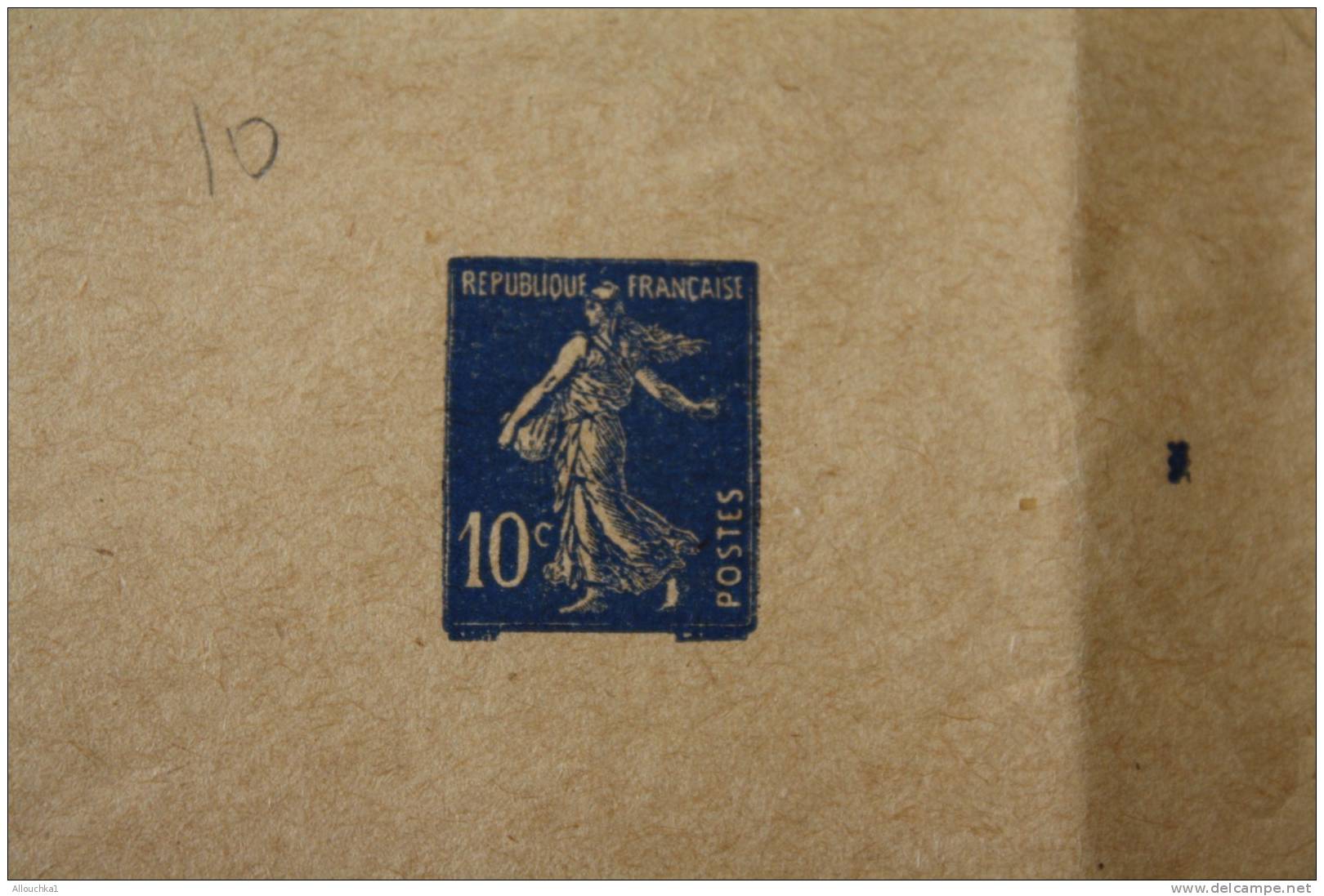 ENTIER POSTAUX BANDE POUR JOURNAUX  NEUVE ** TYPE SEMEUSE 10C BLEU SUR CHAMOIS 279BJ1 C/ 7 EUROS DATE 906  FORMAT 16X 6 - Striscie Per Giornali