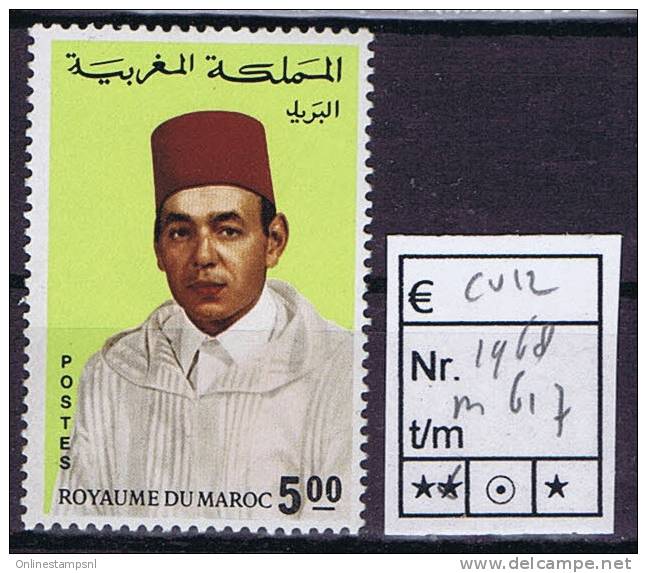 Maroc: Michel 617, 1968, Neuf**/MNH - Morocco (1956-...)