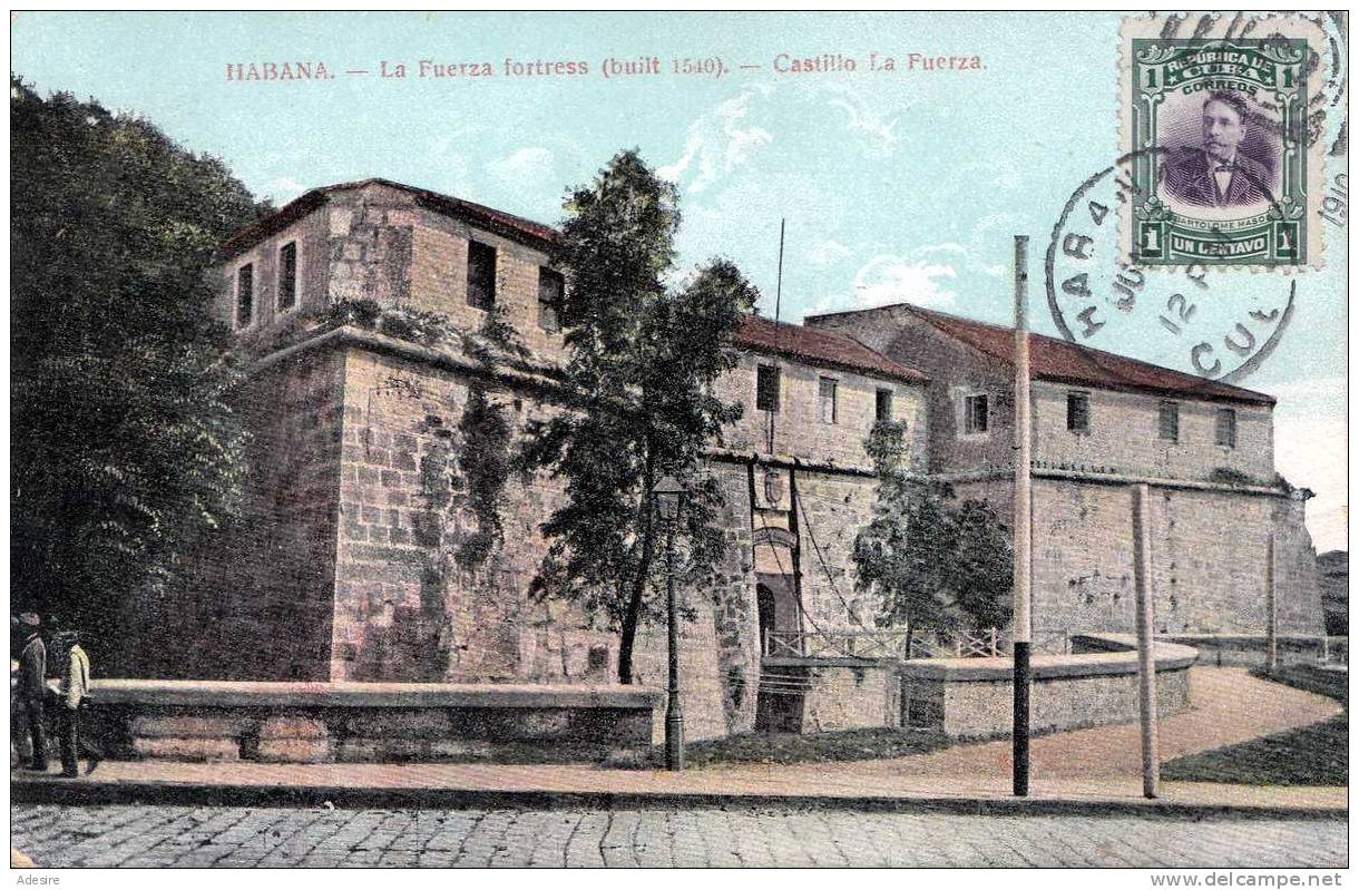 Cuba HABANA (Havanna) - La Fuerza Fortress - Castilo La Fuerza - 1910 - Kuba