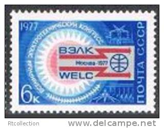 USSR Russia 1977 World Electricity Congress Moscow Machine Industry Sciences Organizations Stamp Su4692 MNH Michel 4588 - Other & Unclassified