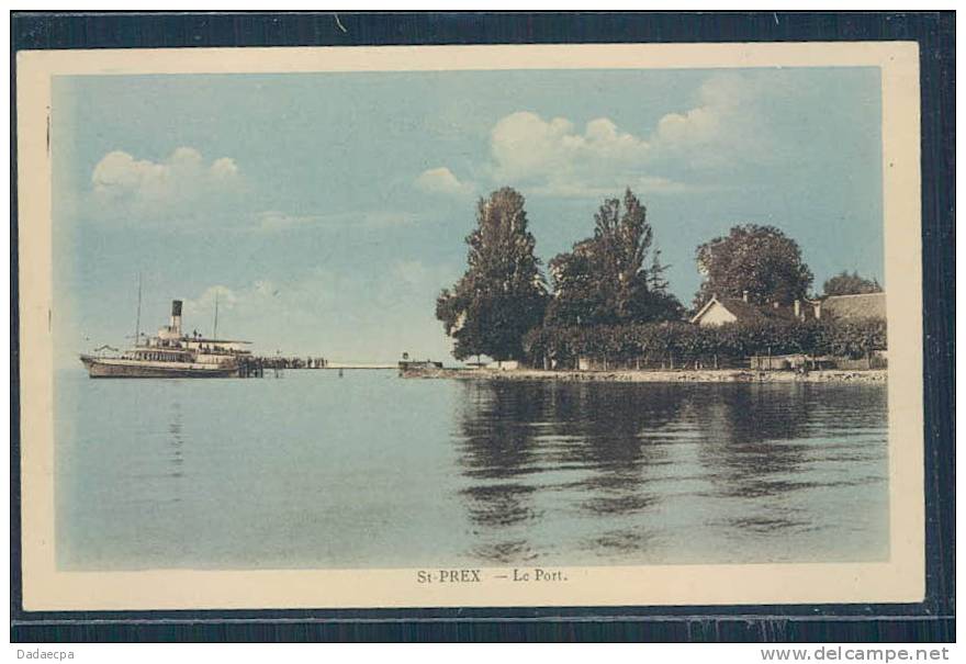 St. Prex, Le Port, Bateau, Lac Léman, - Saint-Prex