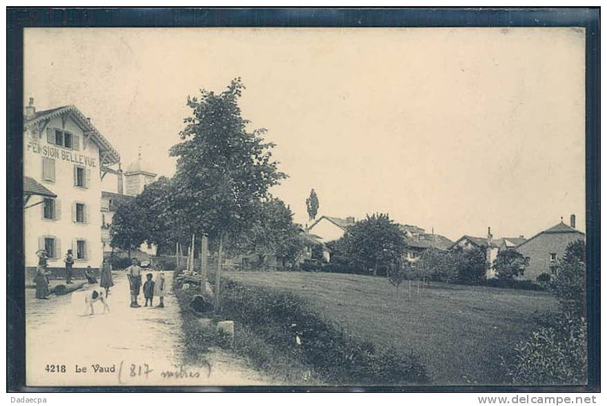 Le Vaud, Pension Bellevue, Animée, Enfants, - Le Vaud