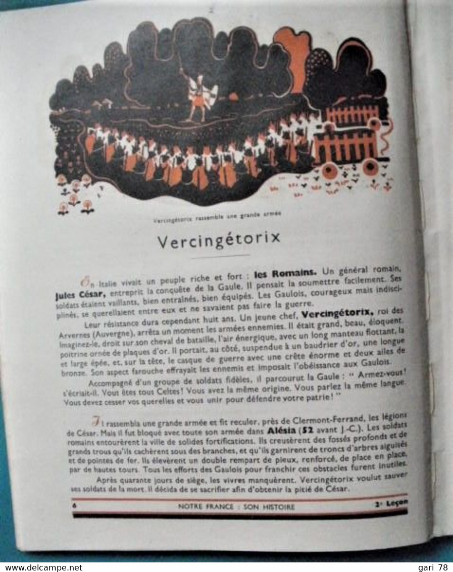 E AUDRIN - DELCHAPPE - BAEREMBAC Collection "enfants De France "Notre France Son Histoire " 1er Cycle Cours élémentaire - 6-12 Ans