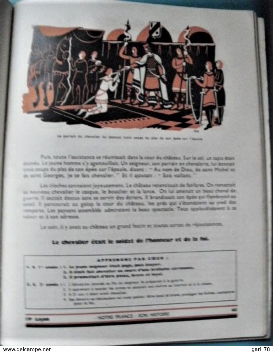 E AUDRIN - DELCHAPPE - BAEREMBAC Collection "enfants De France "Notre France Son Histoire " 1er Cycle Cours élémentaire - 6-12 Years Old