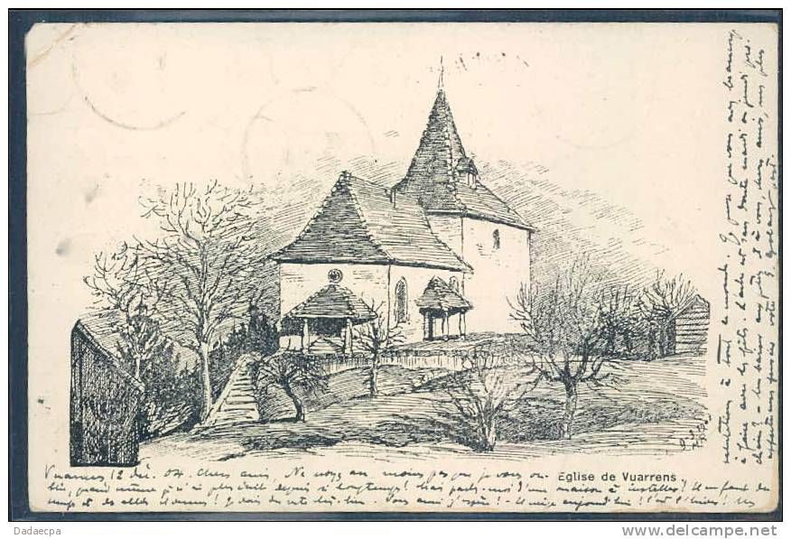 Vuarrens, Eglise, - Vuarrens