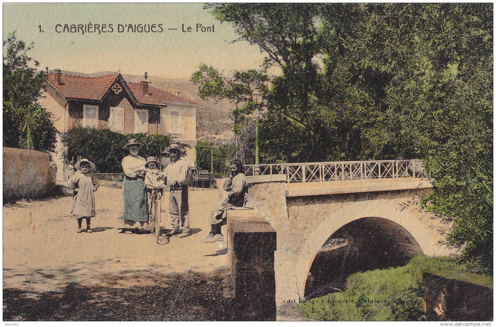 CABRIERES D´AIGUES ( Vaucluse ) Le Pont - Cabrieres D'Aigues